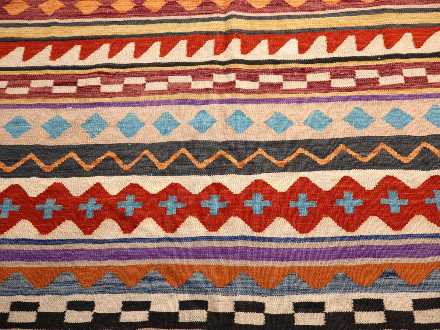 Afghan Maimana Kilim Rug | 6' 7" x 9' 10"