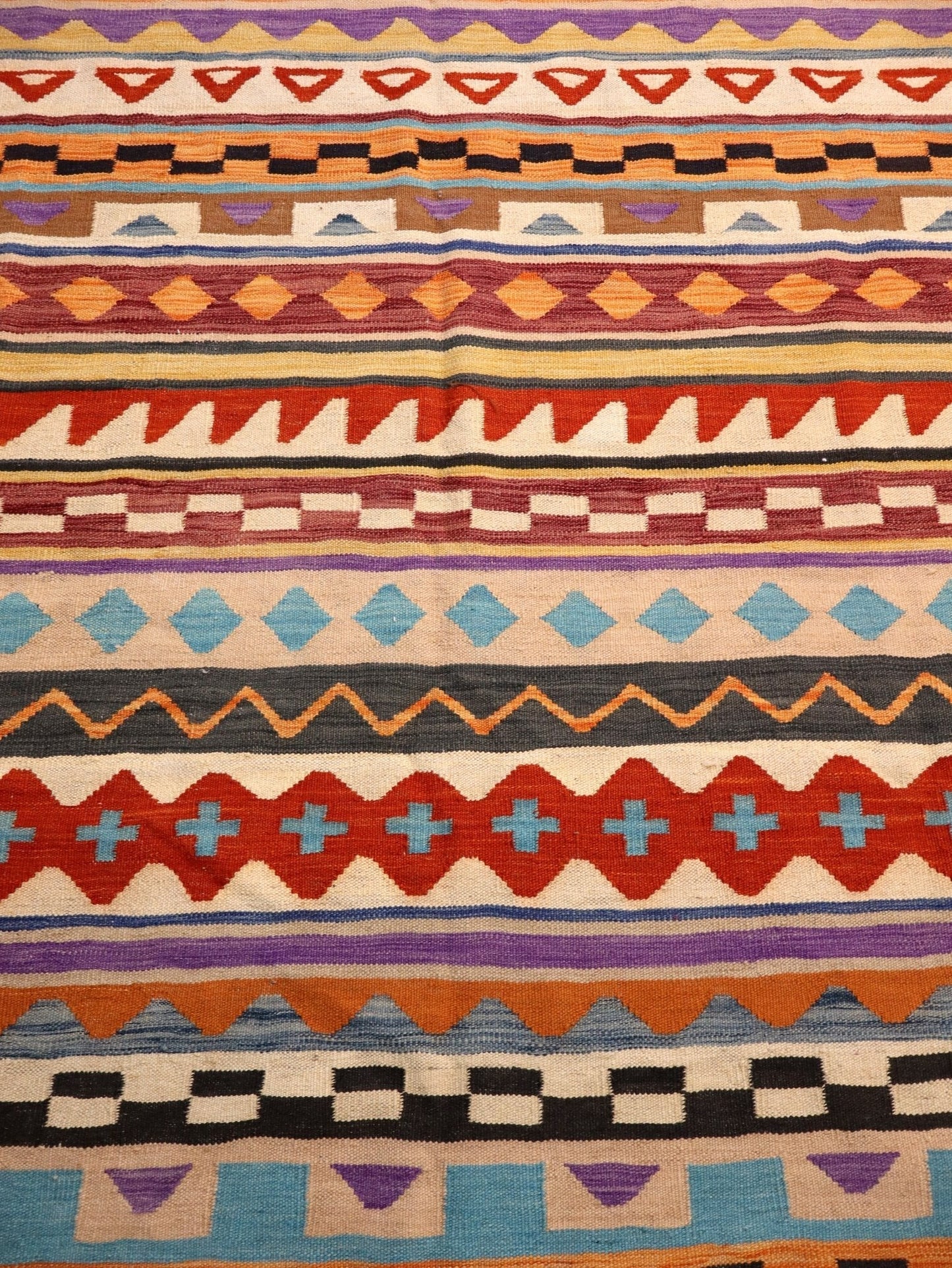 Afghan Maimana Kilim Rug | 6' 7" x 9' 10"