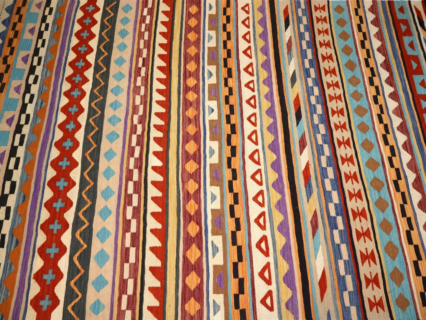 Afghan Maimana Kilim Rug | 6' 7" x 9' 10"