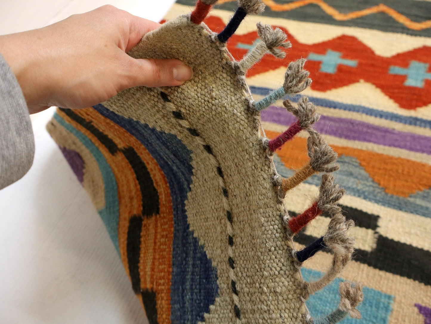 Afghan Maimana Kilim Rug | 6' 7" x 9' 10"