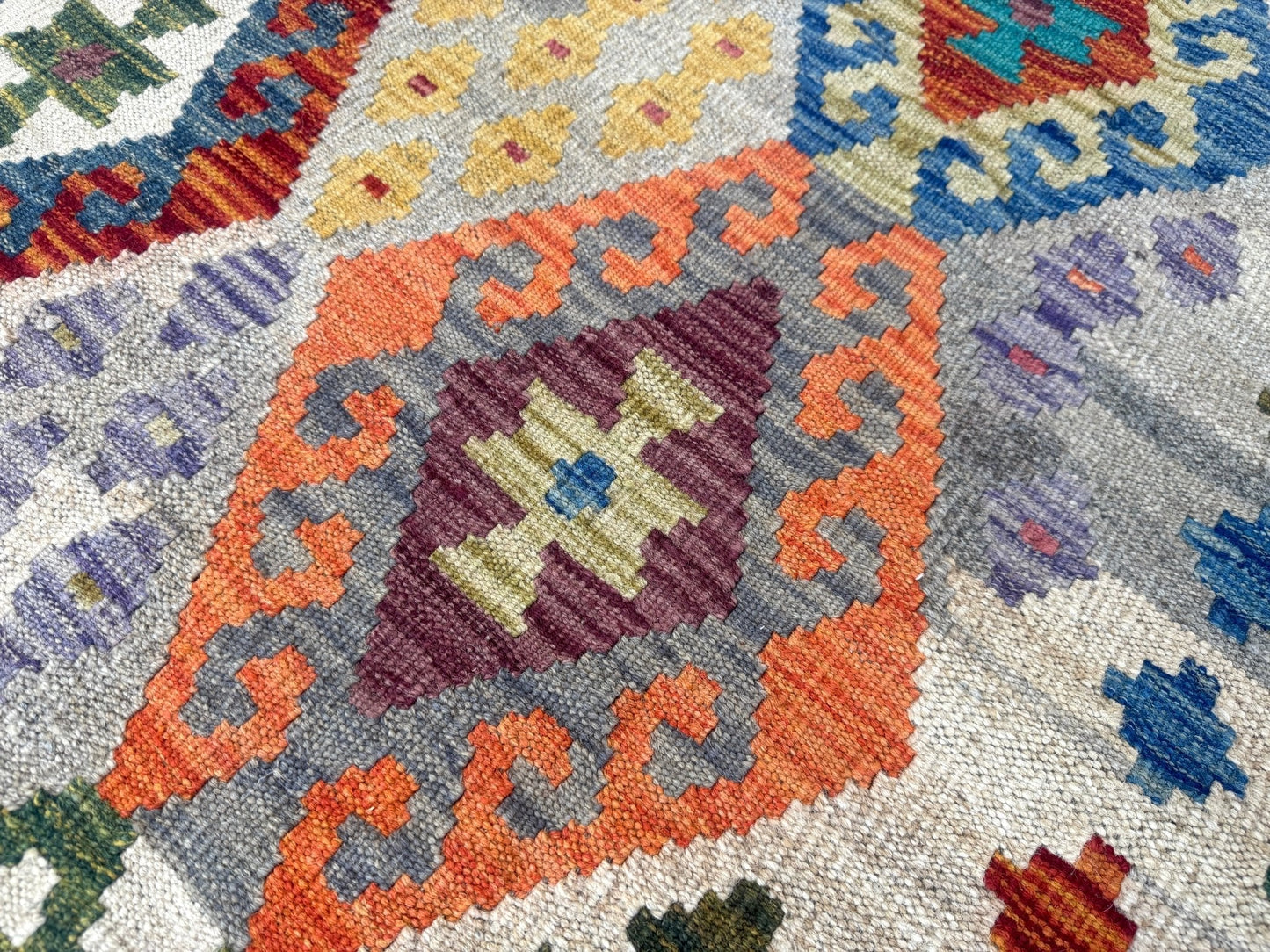 Afghan Maimana Kilim Rug | 7' x 9' 11"