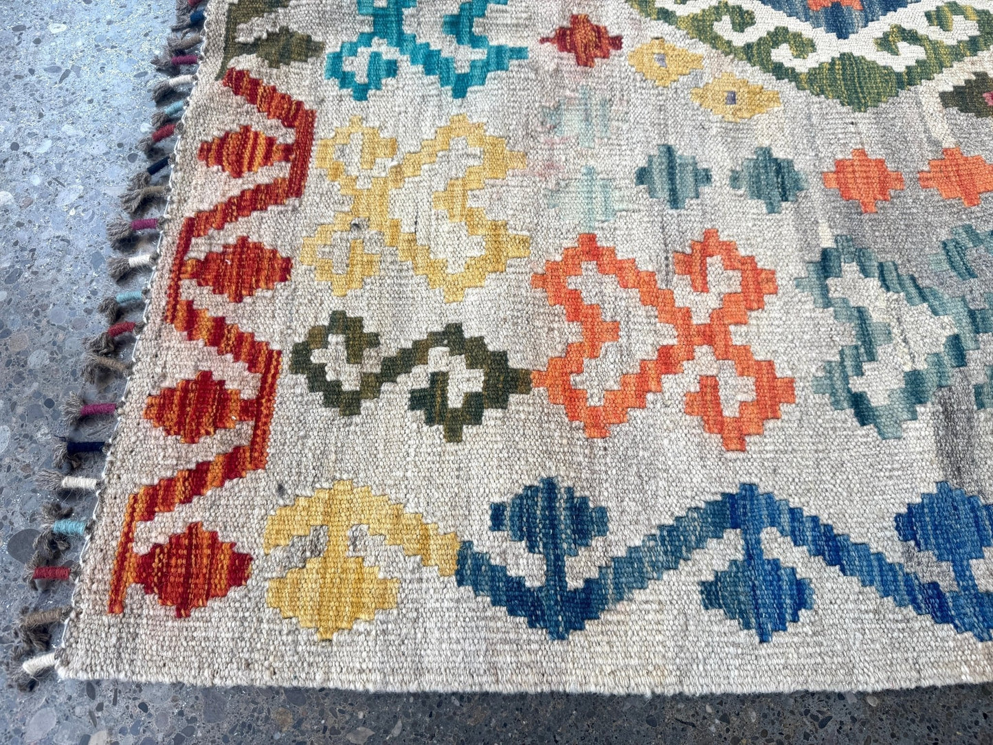 Afghan Maimana Kilim Rug | 7' x 9' 11"