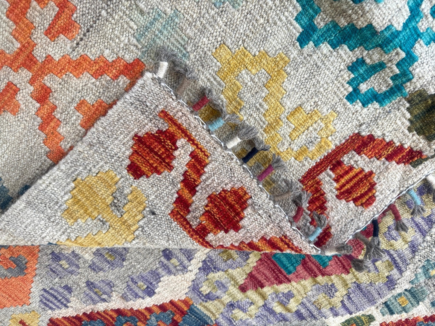 Afghan Maimana Kilim Rug | 7' x 9' 11"