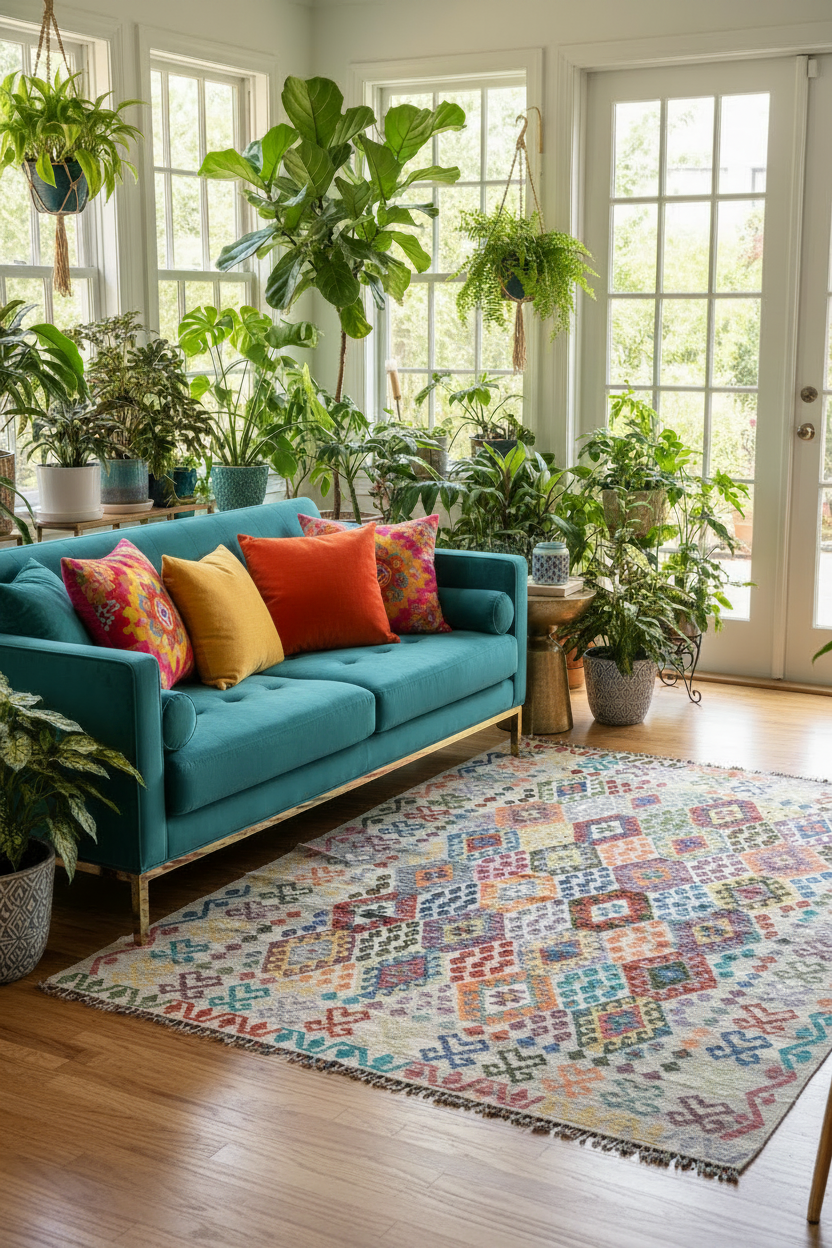 Afghan Maimana Kilim Rug | 7' x 9' 11"