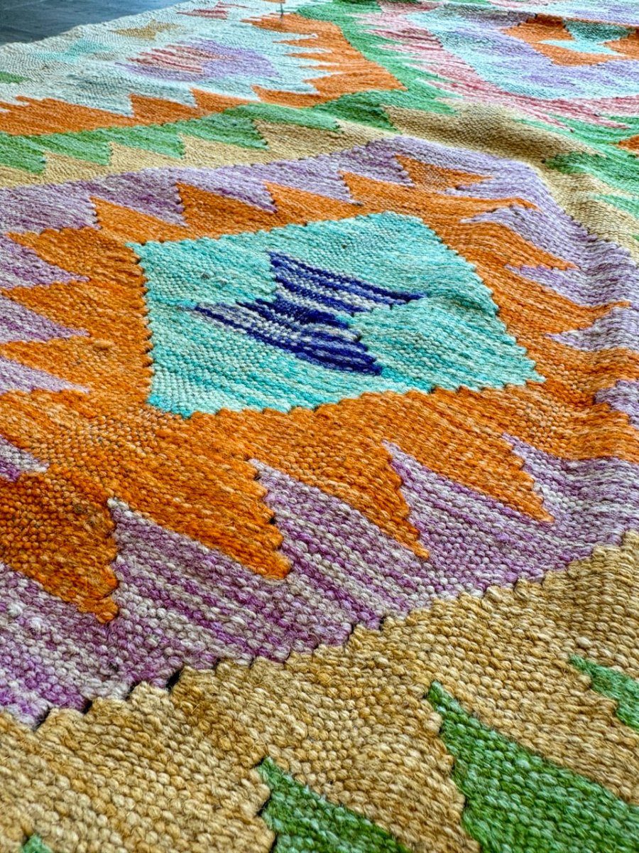 Afghan Maimana Kilim Runner | 2' 10" x 9' 10"