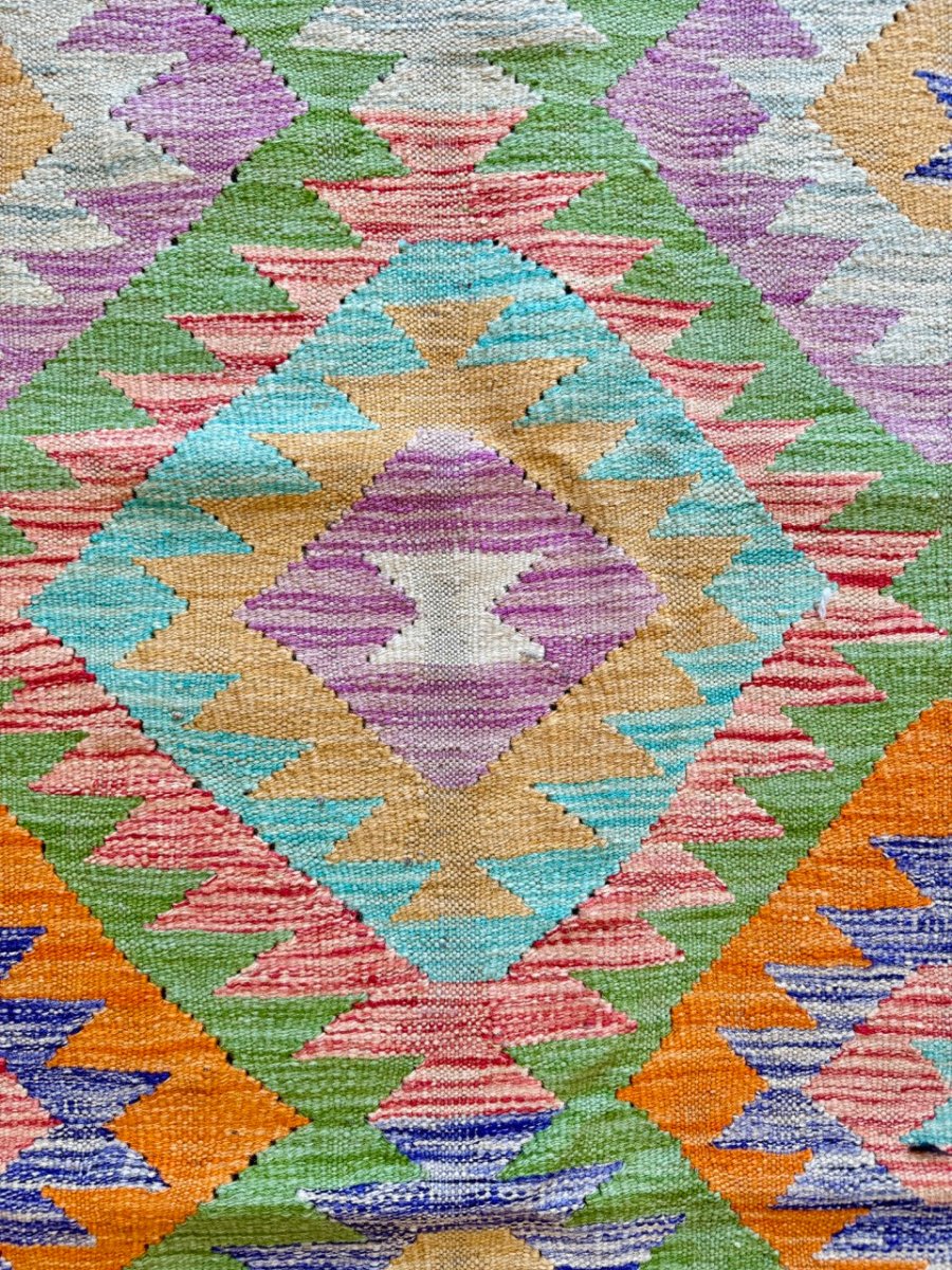 Afghan Maimana Kilim Runner | 2' 10" x 9' 10"