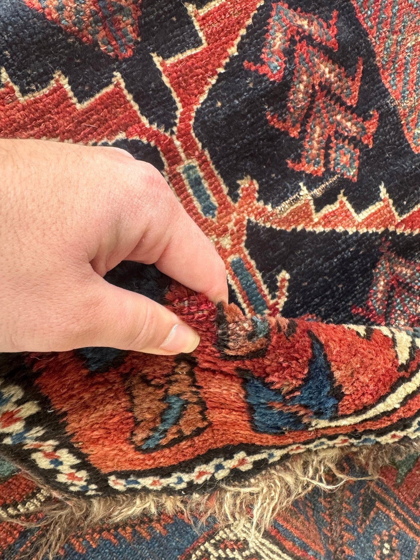 Antique Persian Bakhtiari Rug | 5' x 7’ 4"
