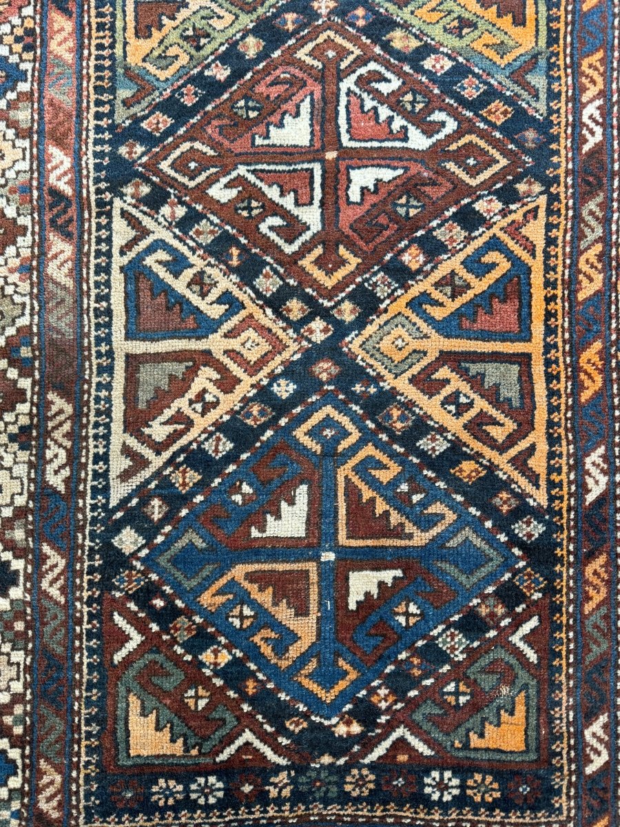 Antique Shahsavan Runner Rug | 3' 5" x 9' 6"