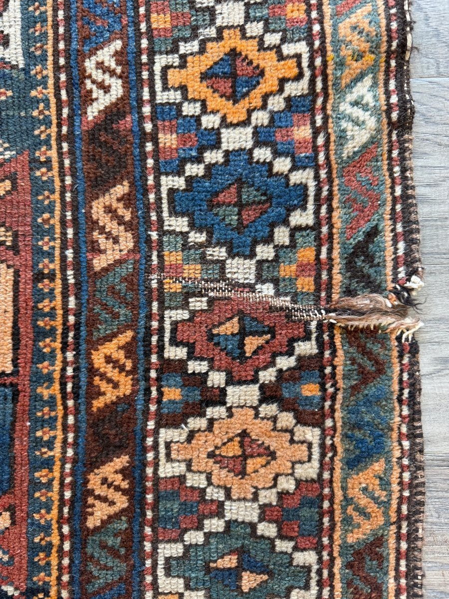 Antique Shahsavan Runner Rug | 3' 5" x 9' 6"