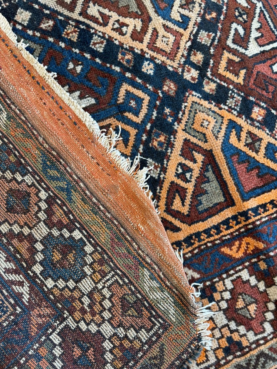 Antique Shahsavan Runner Rug | 3' 5" x 9' 6"