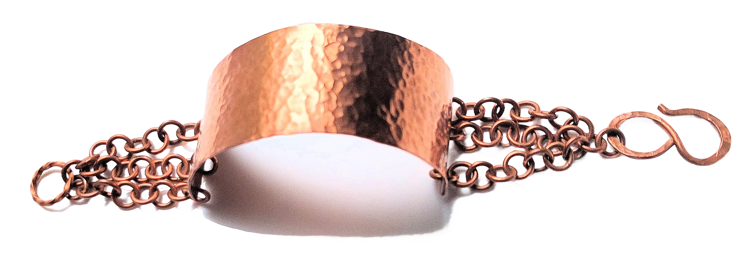 Hammered Copper Bracelet