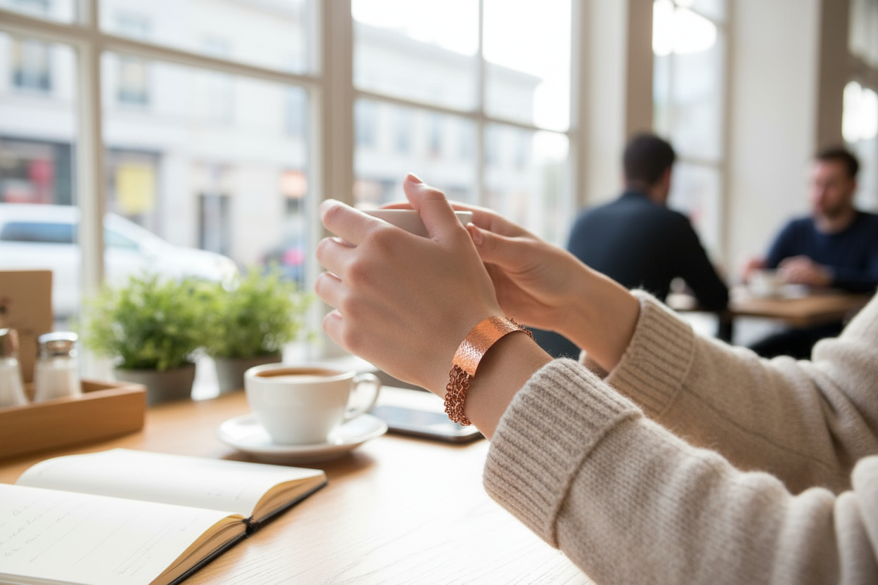 Hammered Copper Bracelet