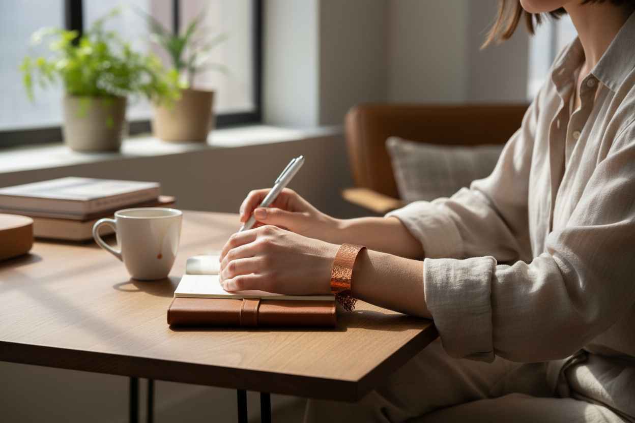 Hammered Copper Bracelet