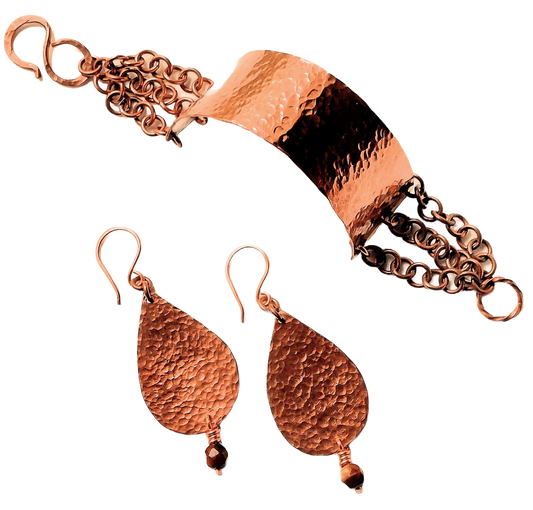 Hammered Copper Bracelet