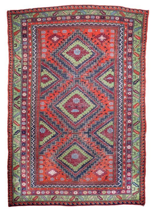 Caucasian Soumak Rug |  5' 11" x 10'