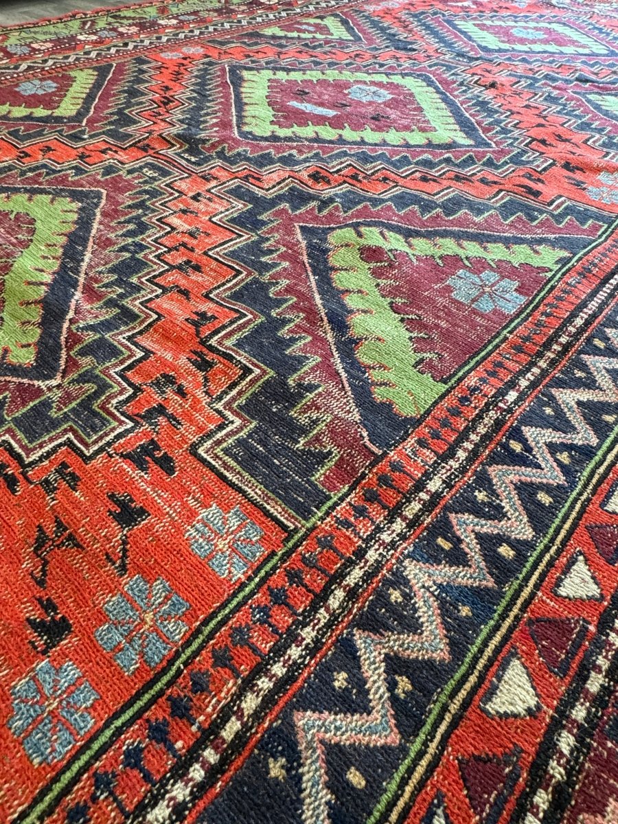 Caucasian Soumak Rug |  5' 11" x 10'