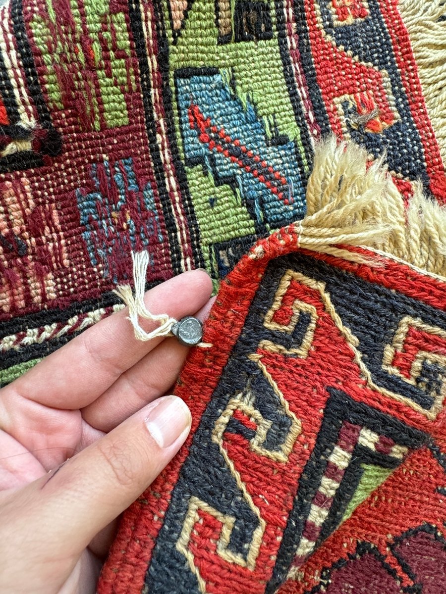 Caucasian Soumak Rug |  5' 11" x 10'