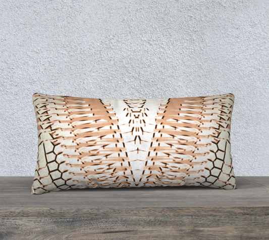 pillow cover pink beige-12x24