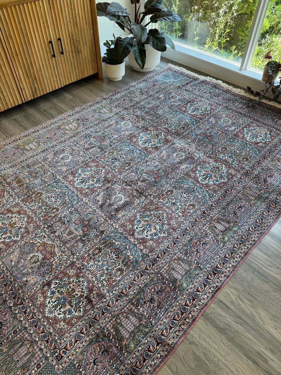 Indian Kashmir Rug | 6' 0" x 8' 11"
