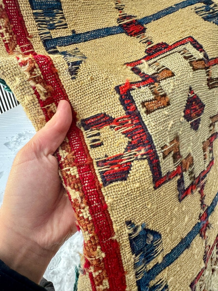 Persian Azerbaijan Suzani Kilim | 3' 11" x 6' 9"