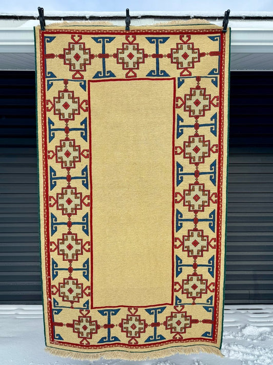 Persian Azerbaijan Suzani Kilim | 3' 11" x 6' 9"