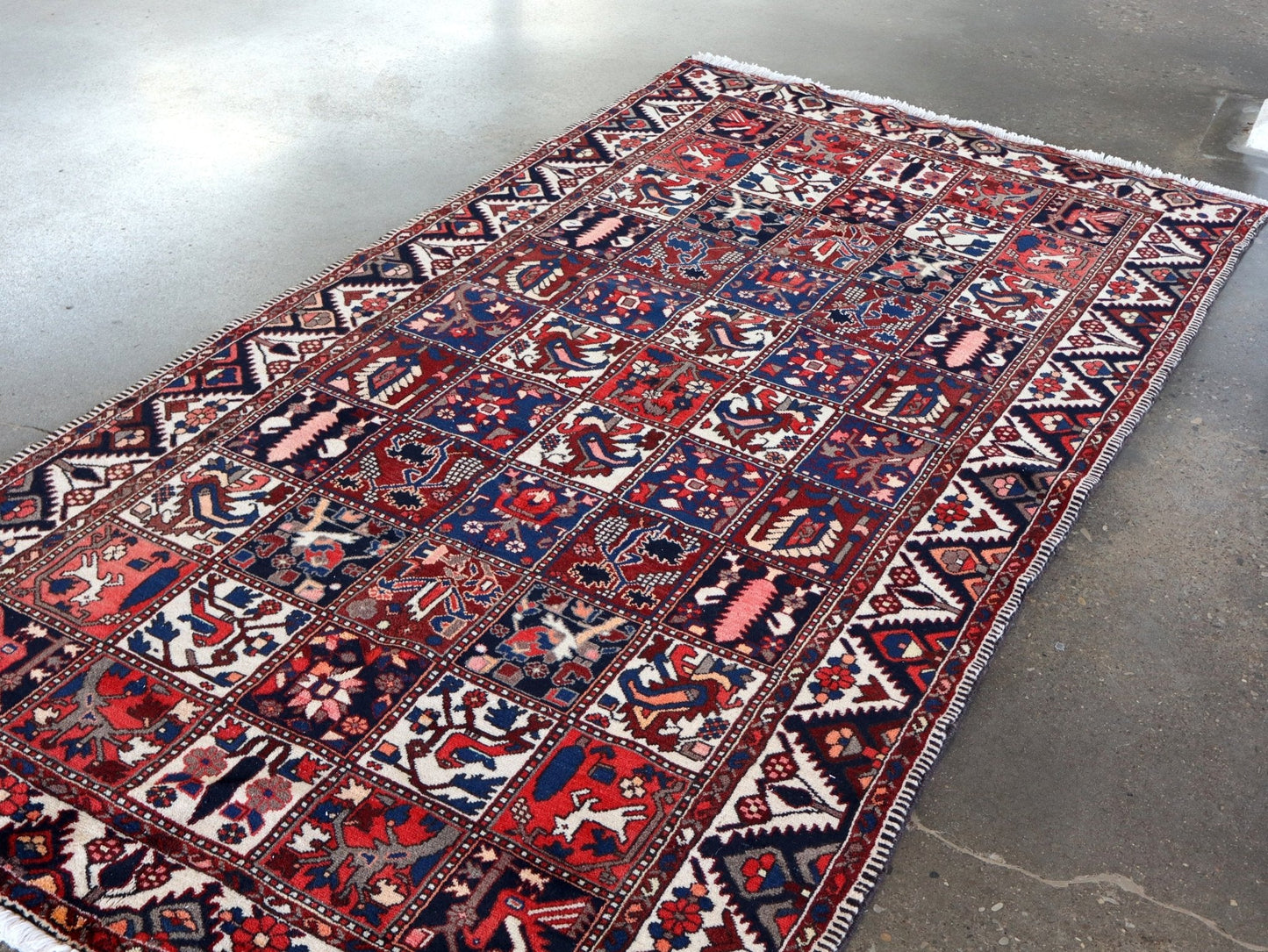 Persian Bakhtiari Rug | 5' 1" x 9' 6"