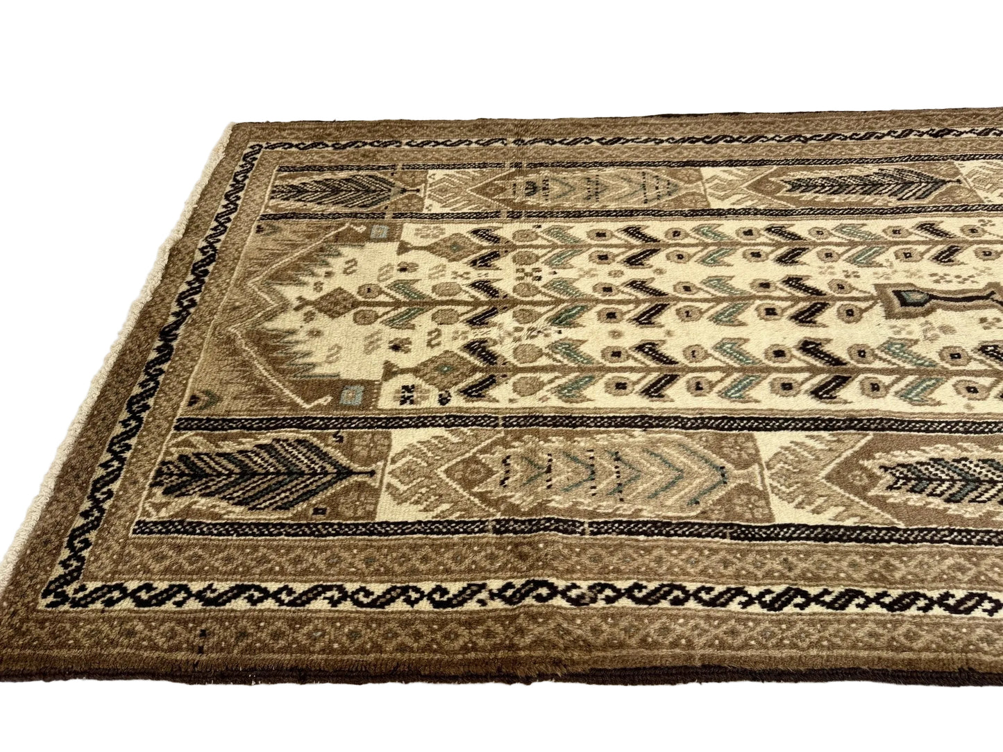 Vintage Persian Baluch Tree-of-Life Prayer Rug | 3' 5” x 6' 1"