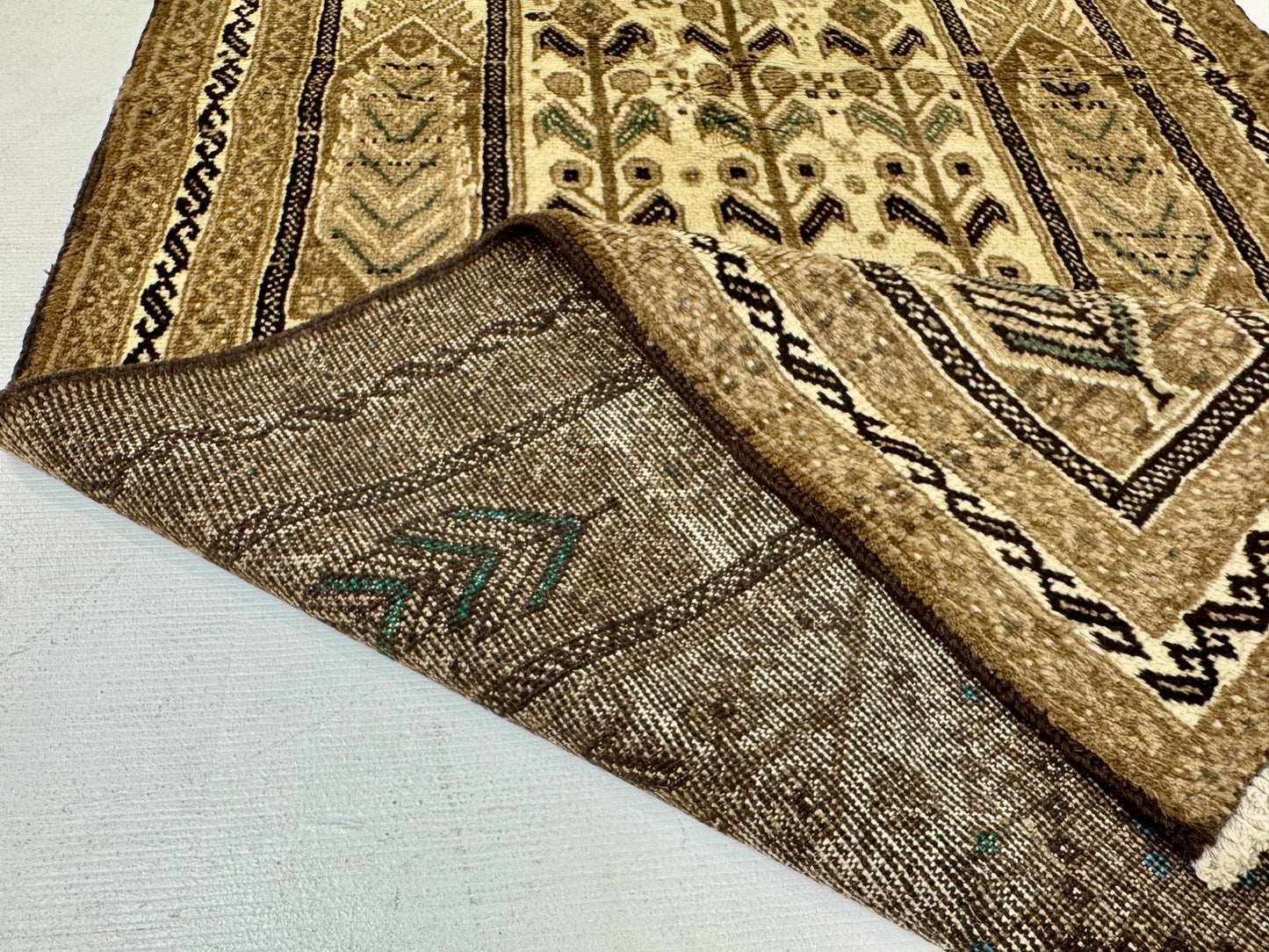 Vintage Persian Baluch Tree-of-Life Prayer Rug | 3' 5” x 6' 1"
