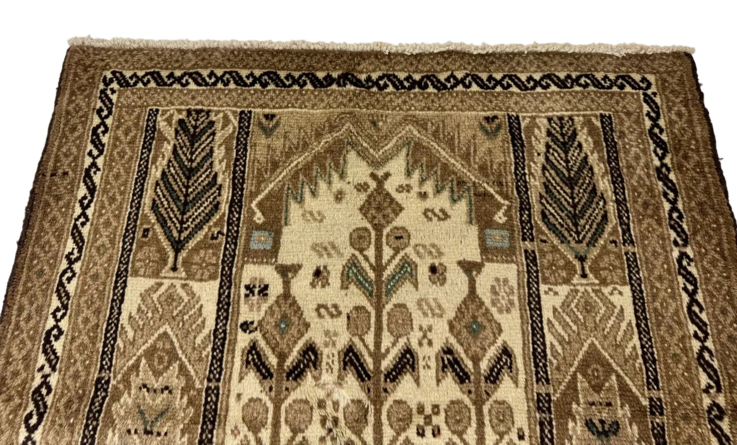 Vintage Persian Baluch Tree-of-Life Prayer Rug | 3' 5” x 6' 1"