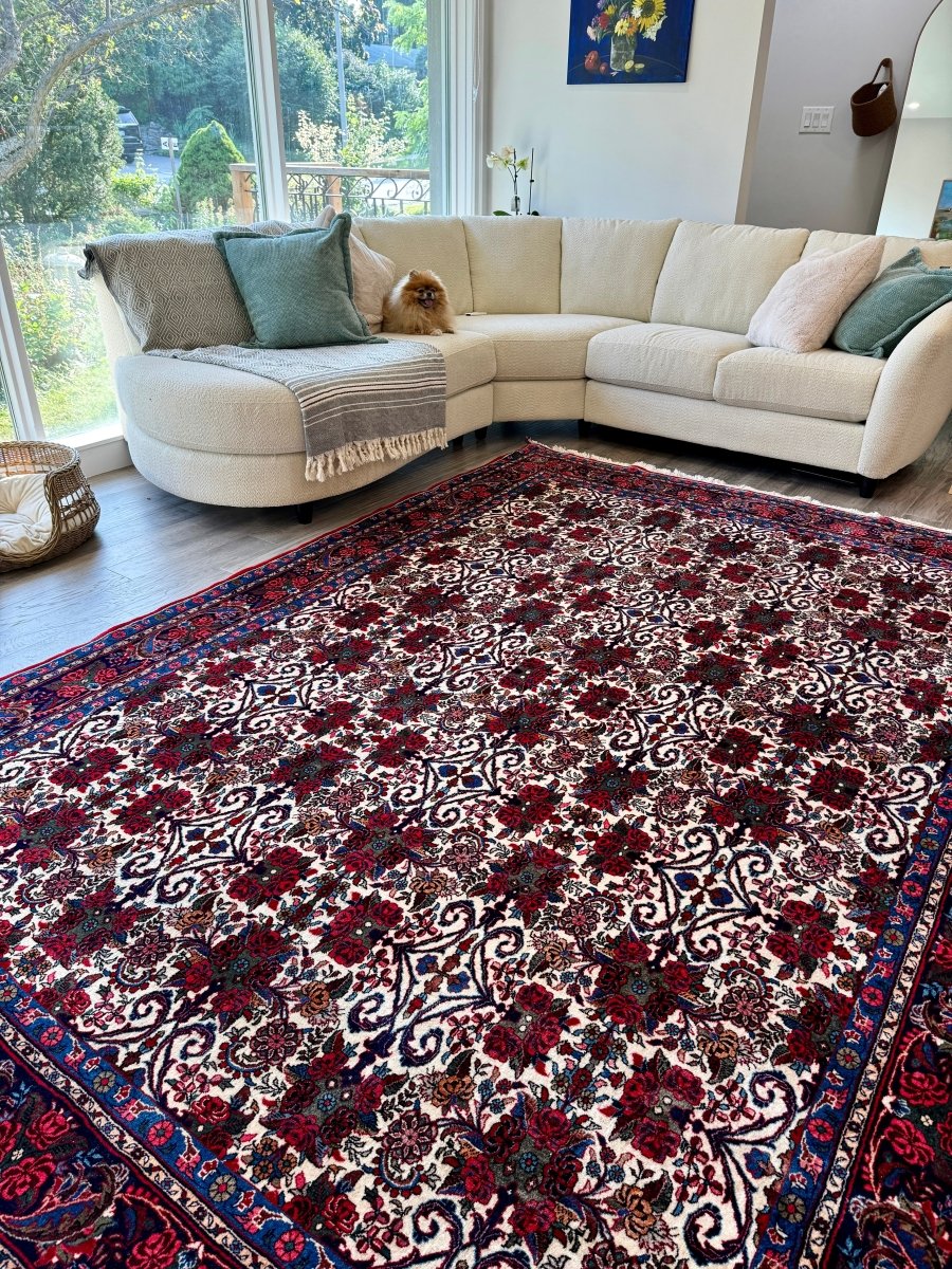 Persian Bidjar Halvai Rug | 7' 3" x 10' 10"