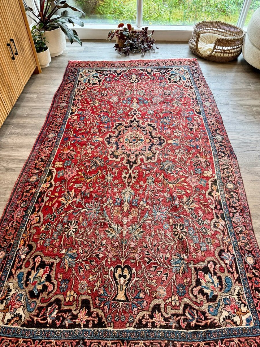 Persian Bidjar Rug | 5' 1" x 9' 2"