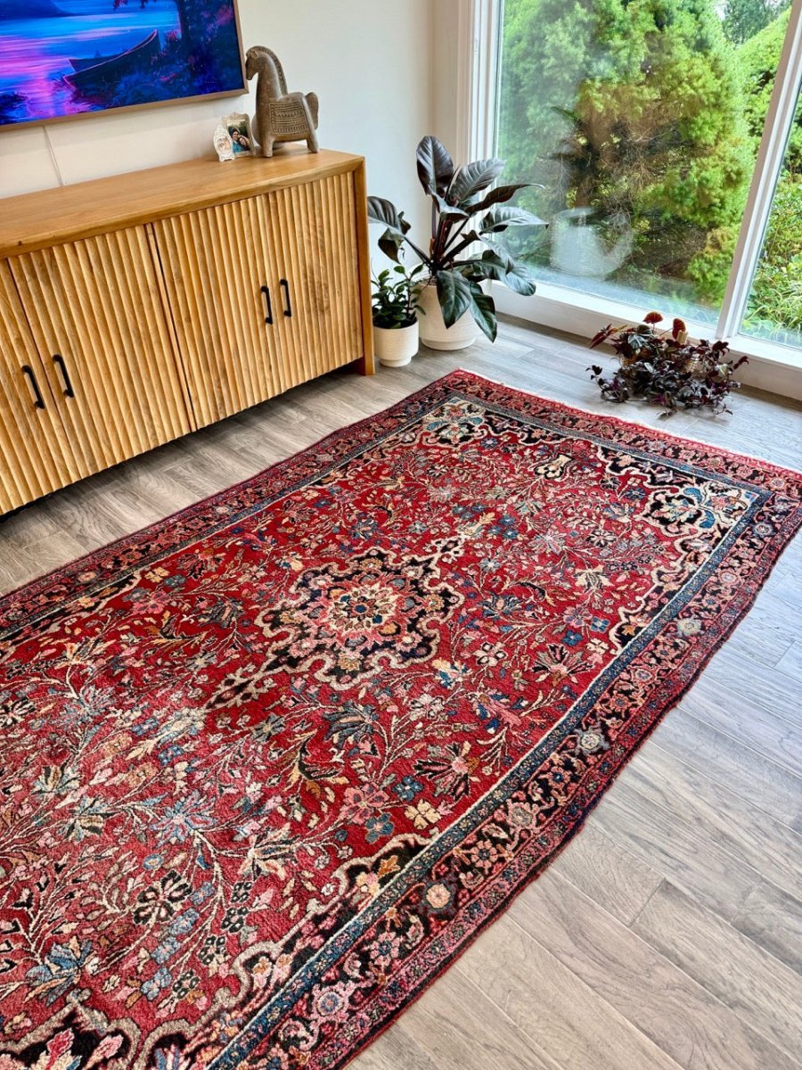 Persian Bidjar Rug | 5' 1" x 9' 2"