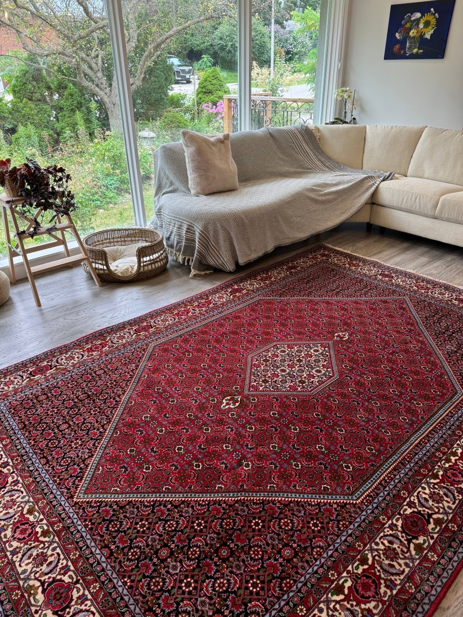 Persian Bidjar Rug | 6' 5" x 9' 9"