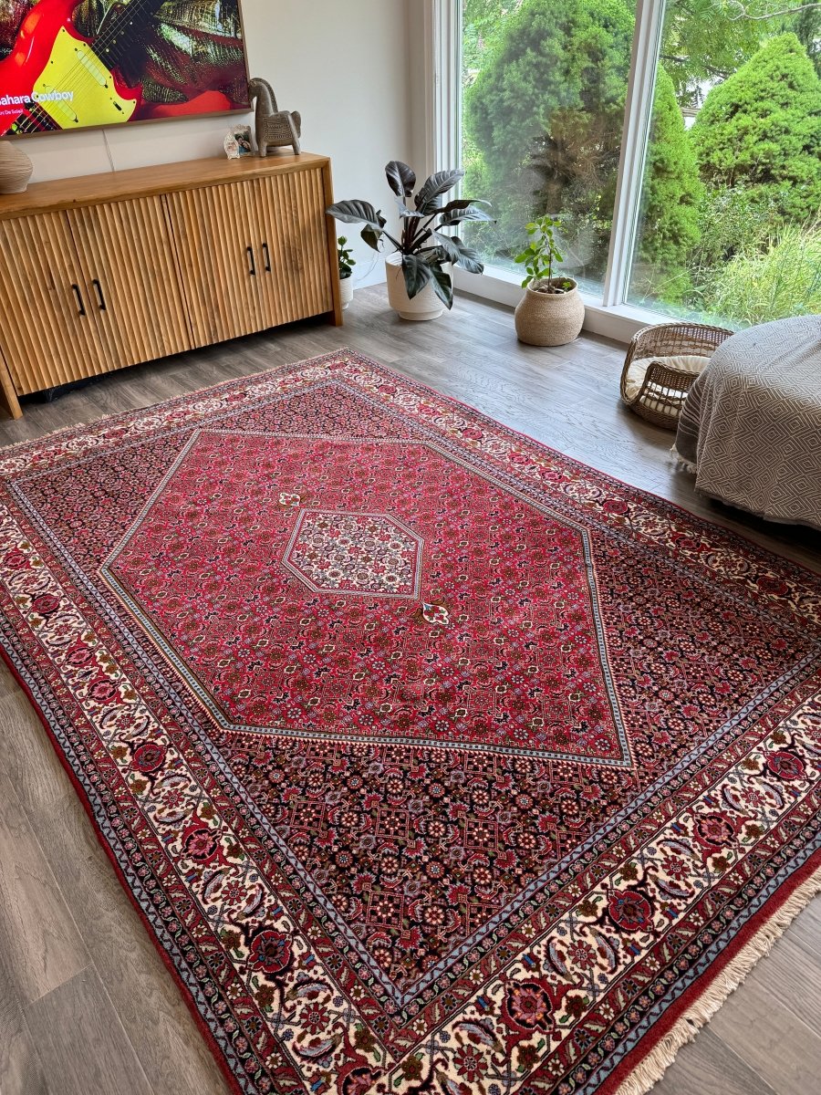 Persian Bidjar Rug | 6' 5" x 9' 9"