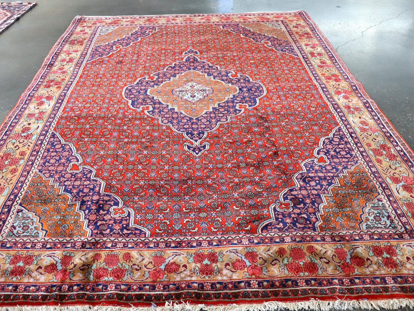 Vintage Persian Bidjar Rug | 8' 7" x 11' 10"