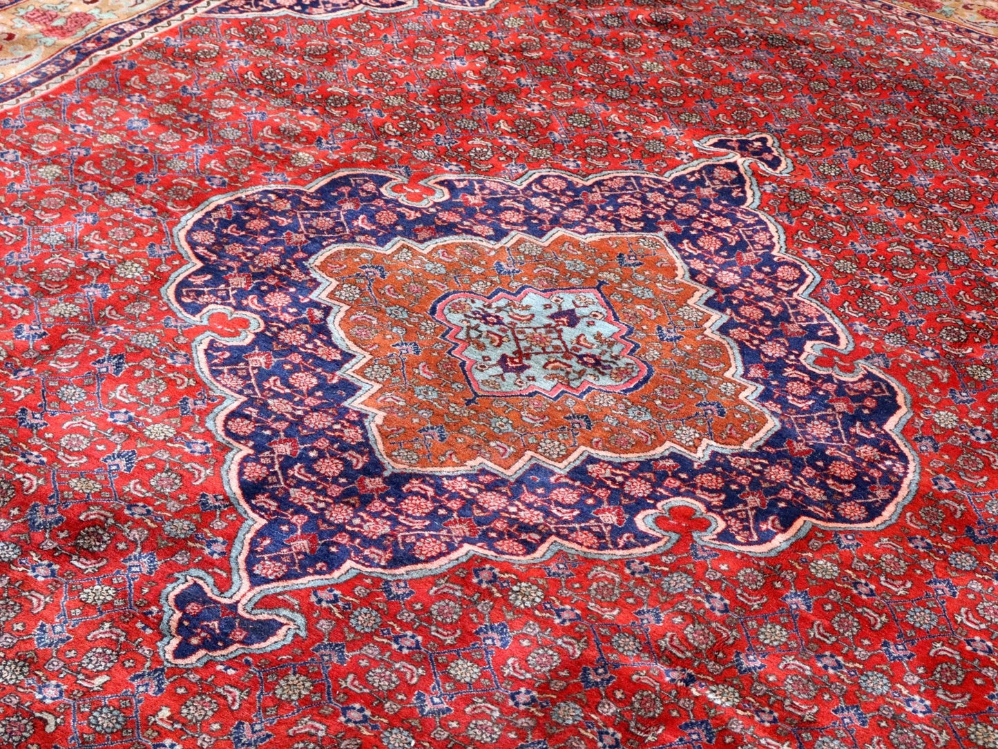 Vintage Persian Bidjar Rug | 8' 7" x 11' 10"