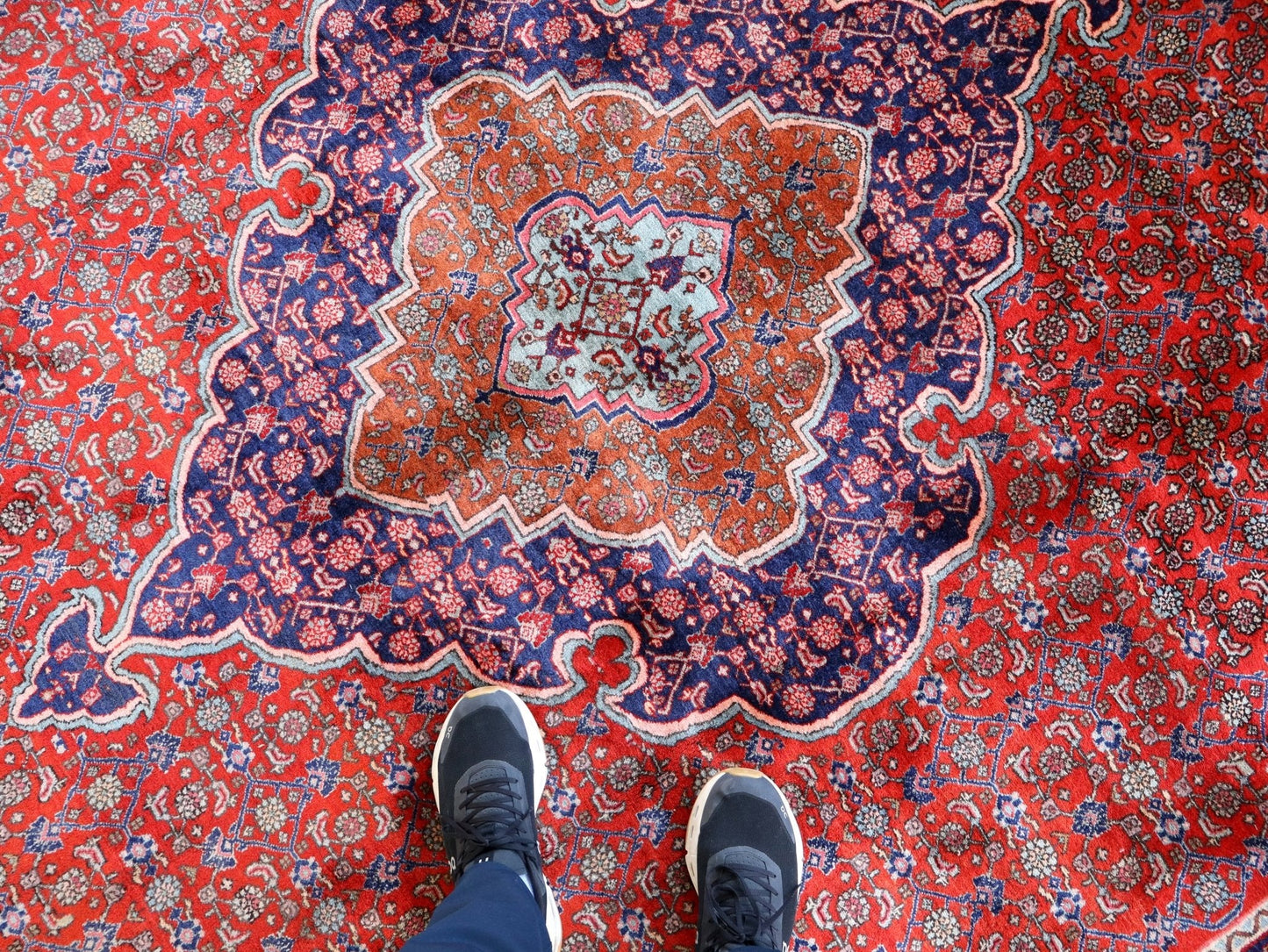 Vintage Persian Bidjar Rug | 8' 7" x 11' 10"