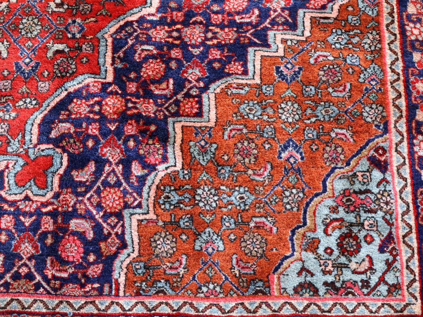Vintage Persian Bidjar Rug | 8' 7" x 11' 10"