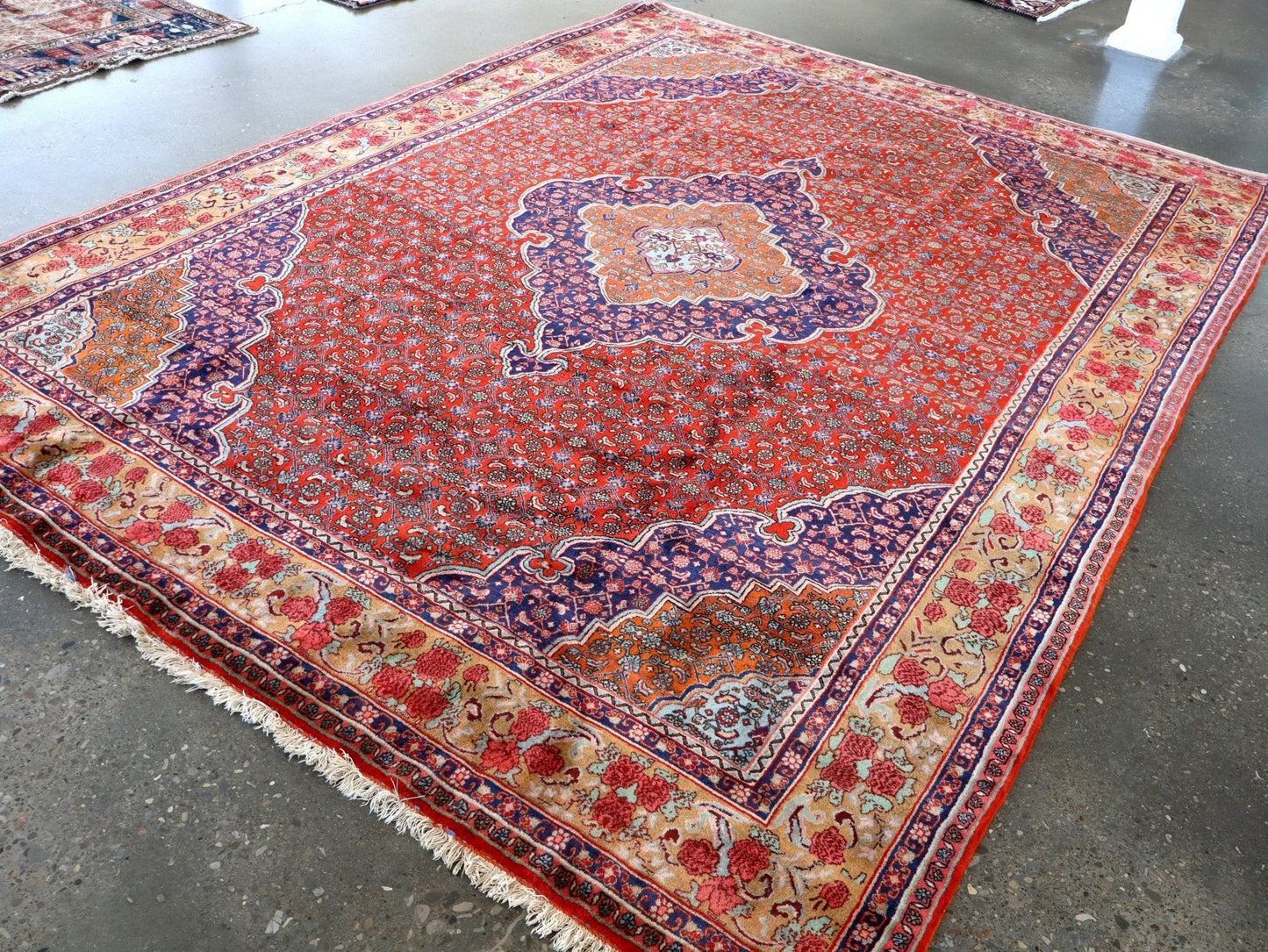Vintage Persian Bidjar Rug | 8' 7" x 11' 10"
