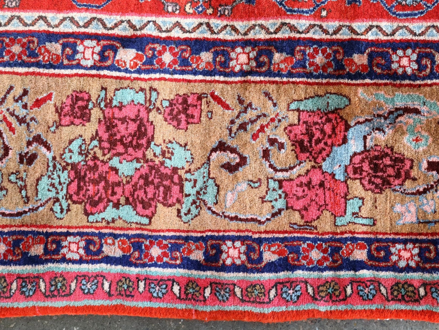 Vintage Persian Bidjar Rug | 8' 7" x 11' 10"