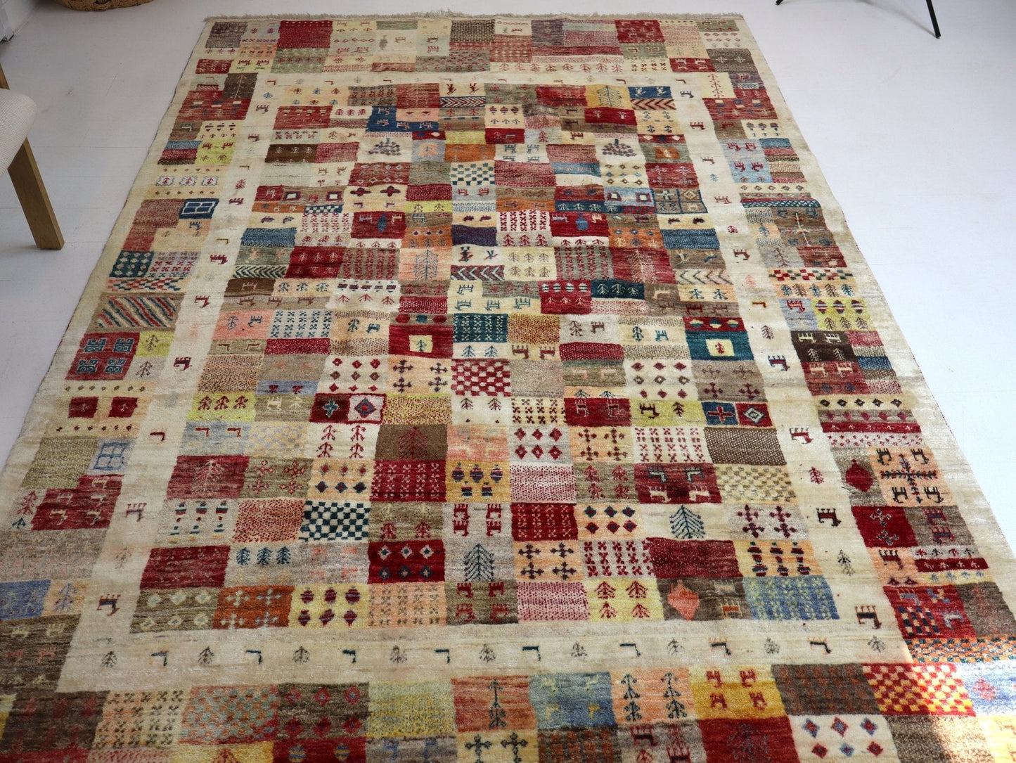 Persian Gabbeh Rug | 6' 3" x 9' 7"