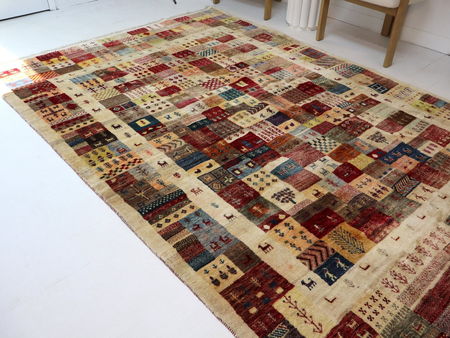 Persian Gabbeh Rug | 6' 3" x 9' 7"