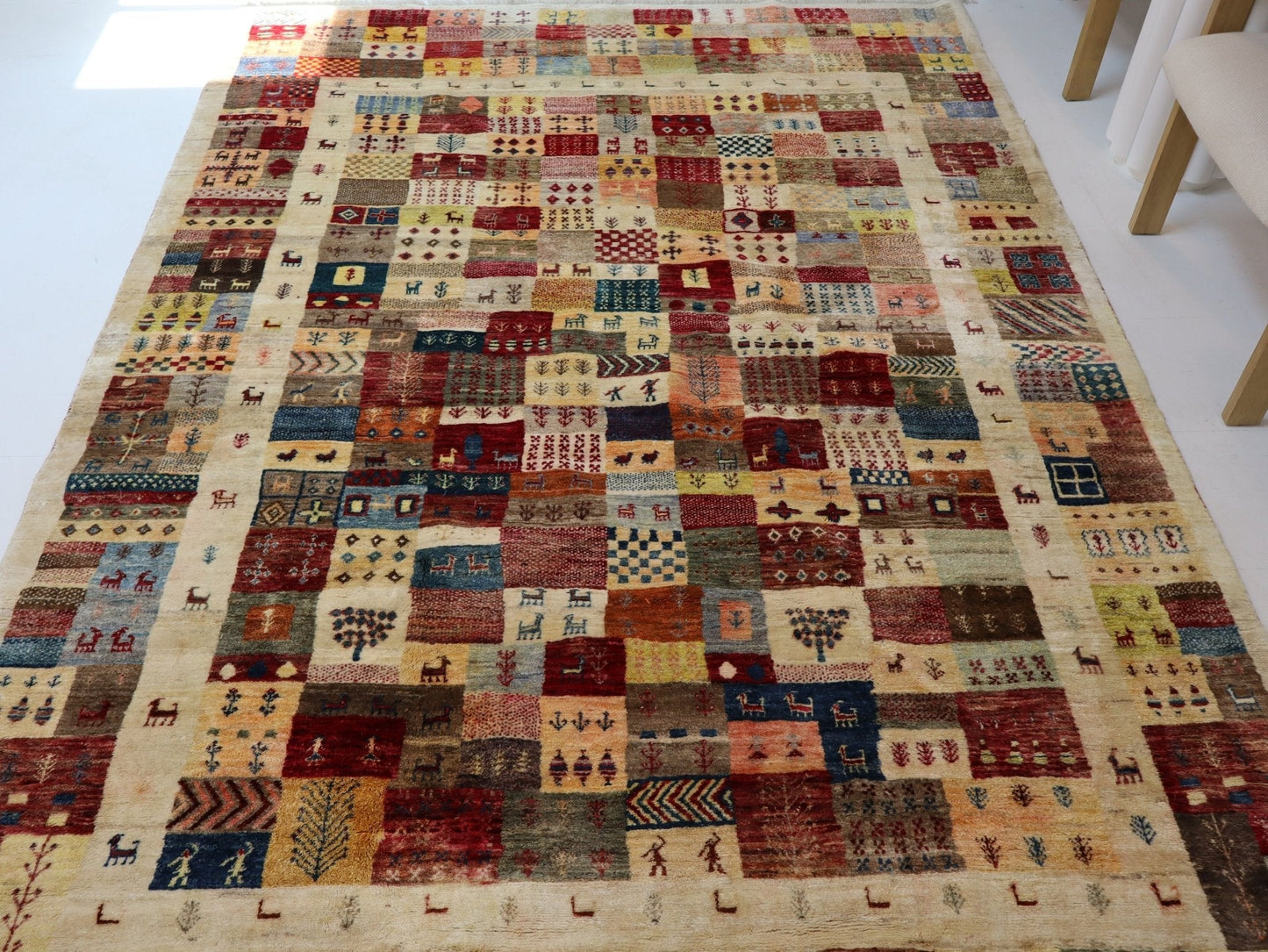Persian Gabbeh Rug | 6' 3" x 9' 7"