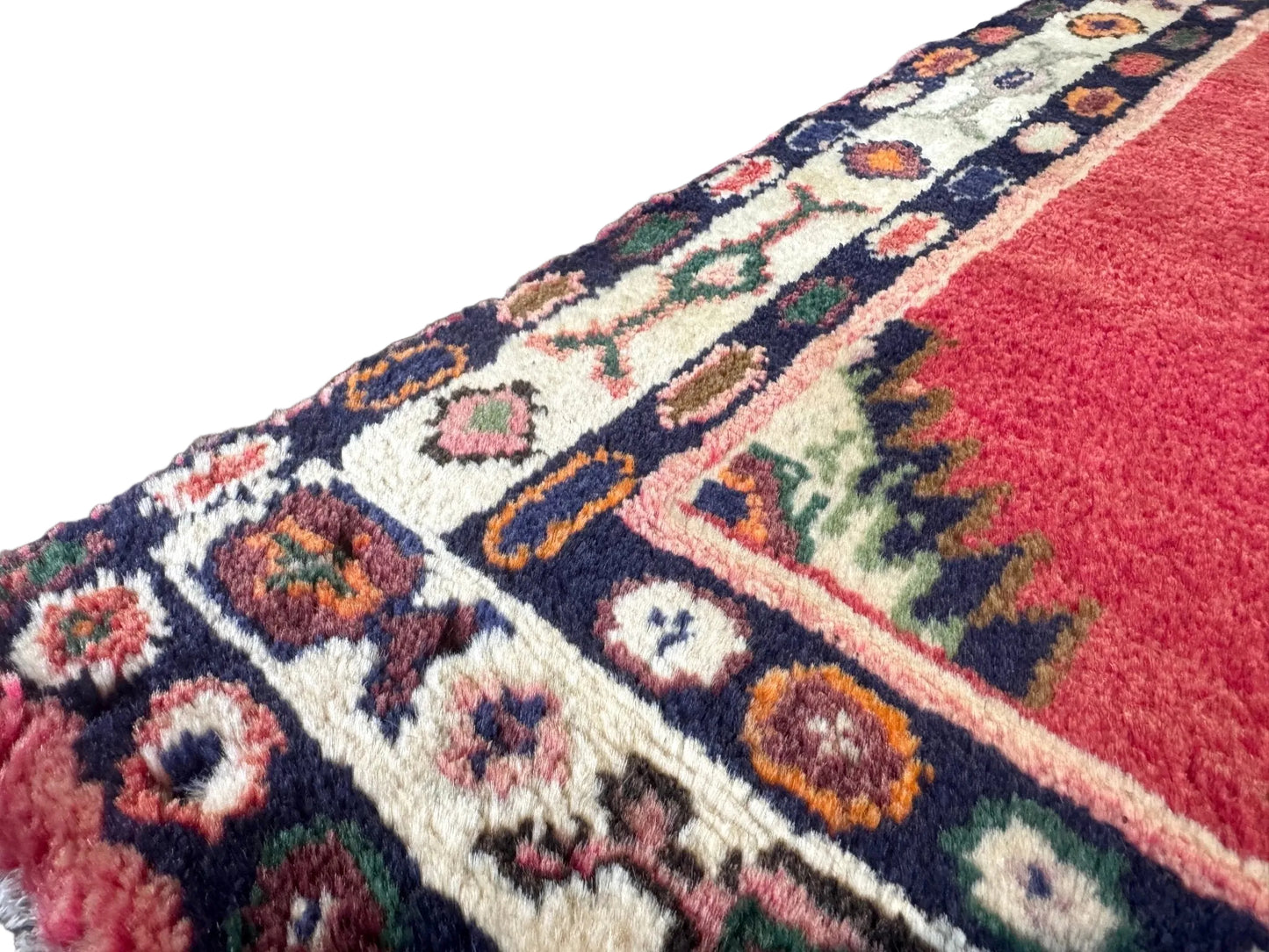 Vintage Persian Hamadan Rug | 3' 5" x 3' 9"