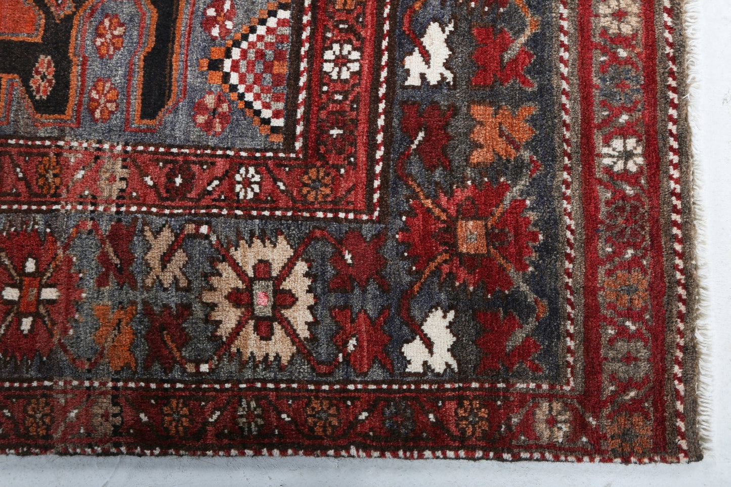 Vintage Persian Hamadan Rug | 4' 3" x 6' 8"