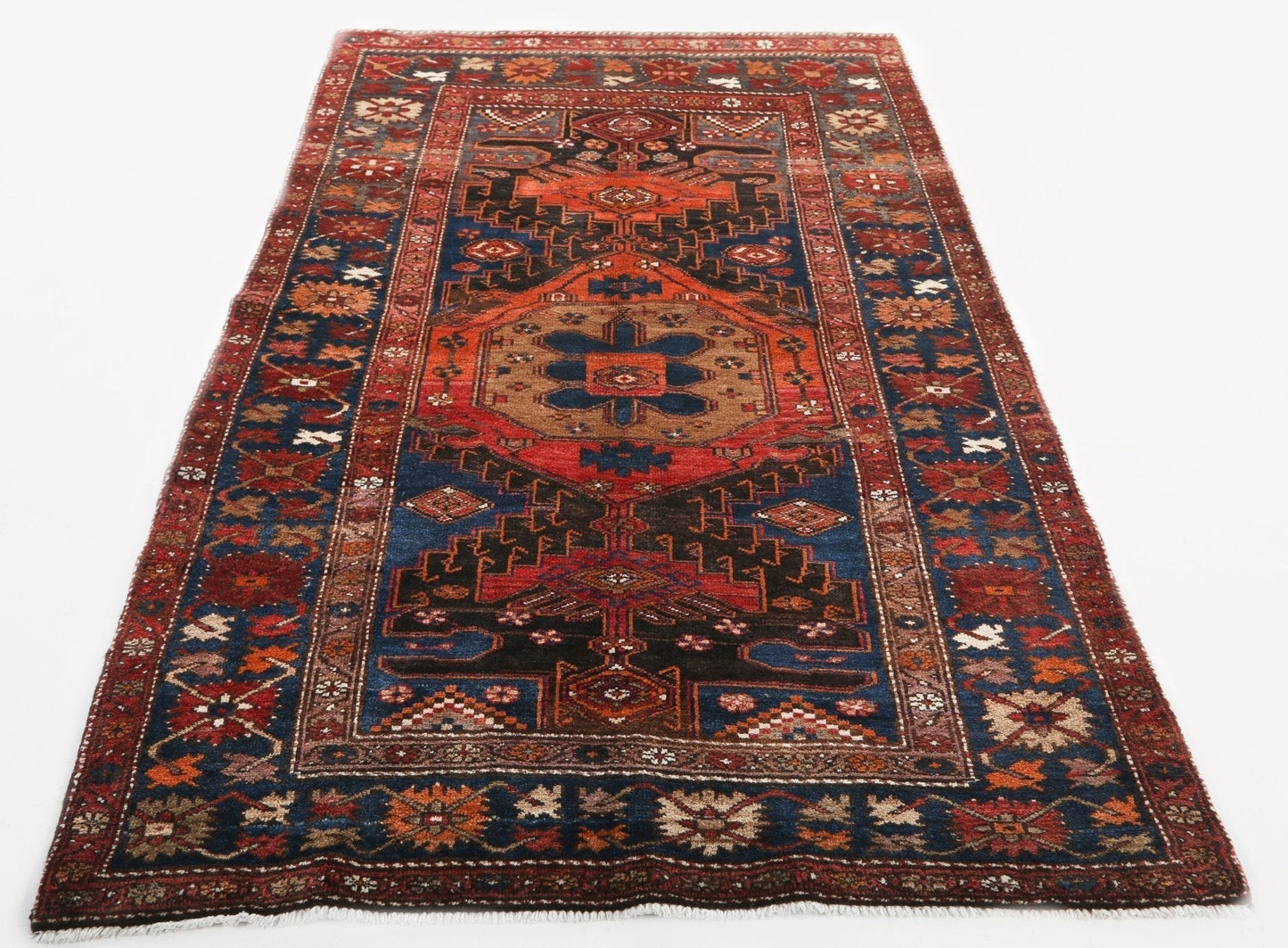 Vintage Persian Hamadan Rug | 4' 3" x 6' 8"