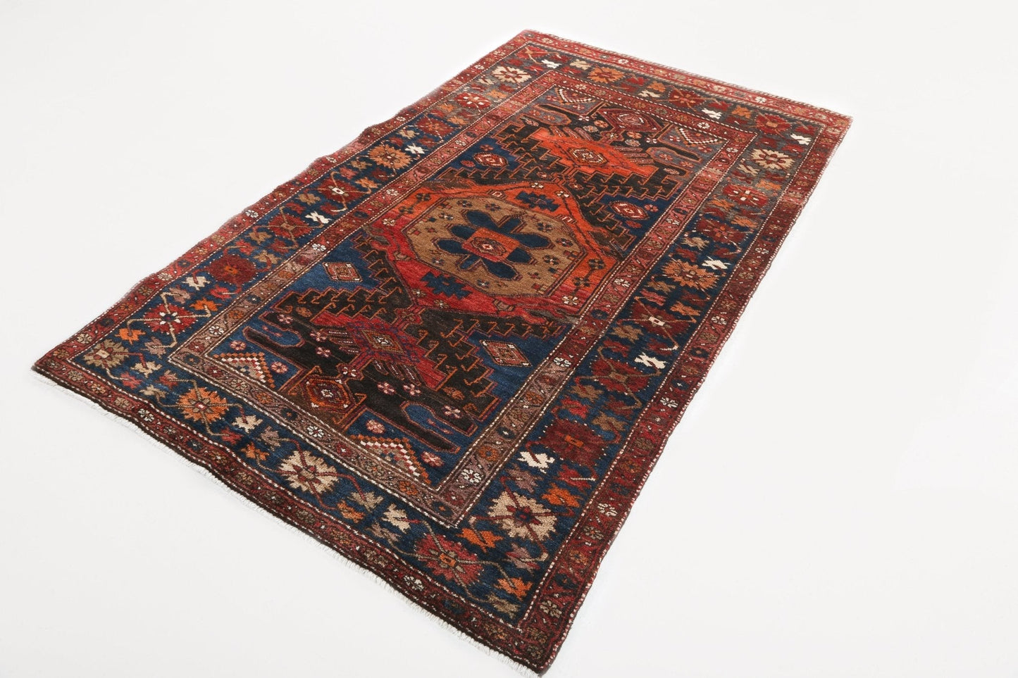 Vintage Persian Hamadan Rug | 4' 3" x 6' 8"