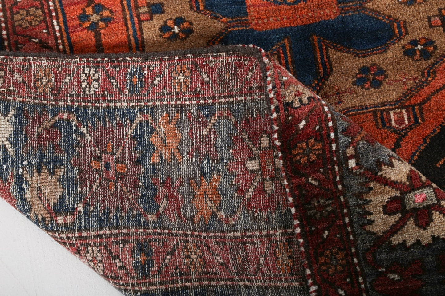 Vintage Persian Hamadan Rug | 4' 3" x 6' 8"