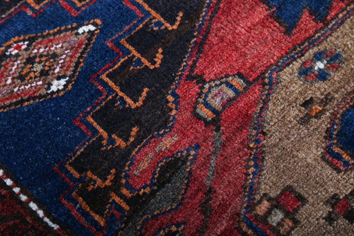 Vintage Persian Hamadan Rug | 4' 3" x 6' 8"