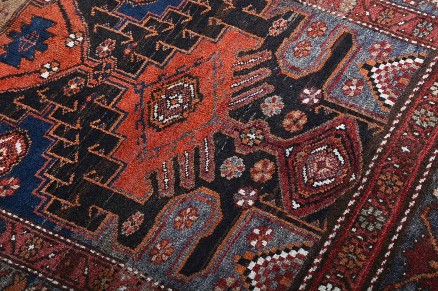 Vintage Persian Hamadan Rug | 4' 3" x 6' 8"
